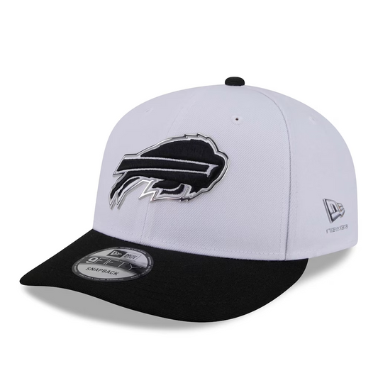 BUFFALO BILLS 2026 NFL DRAFT 9FIFTY SNAPBACK HAT - WHITE/BLACK