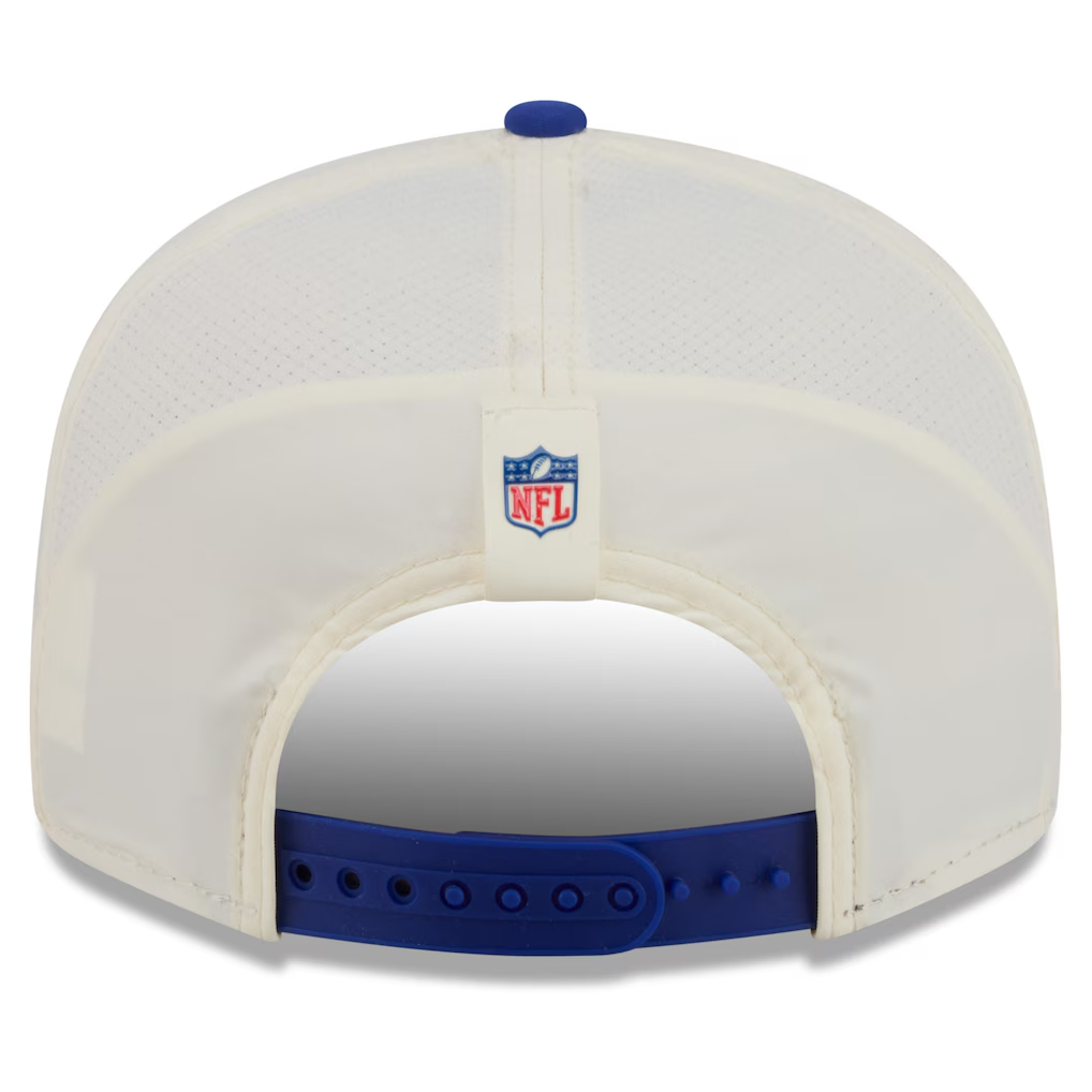 BUFFALO BILLS 2026 NFL TRAINING CAMP 9FIFTY SNAPBACK HAT - CHROME WHITE/BLUE