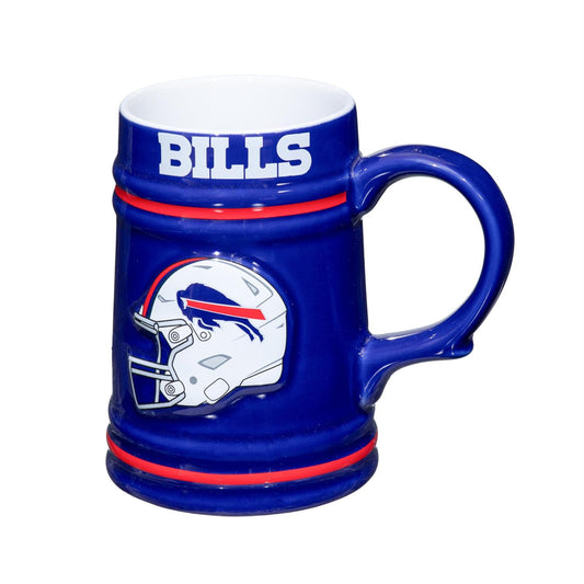 BUFFALO BILLS 24OZ CERAMIC STEIN CUP WITH GIFT BOX