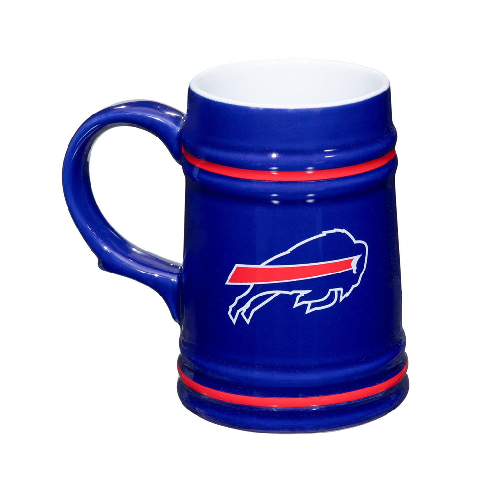 BUFFALO BILLS 24OZ CERAMIC STEIN CUP WITH GIFT BOX