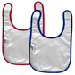 BUFFALO BILLS BABY BIBS - 2 PACK - RED/BLUE