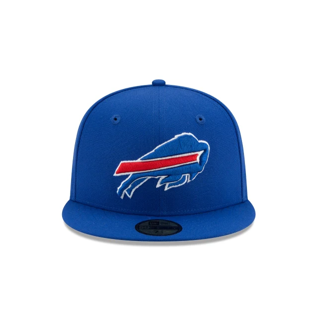 BUFFALO BILLS BASIC LOGO 59FIFTY FITTED HAT - MAJESTIC BLUE