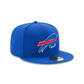 BUFFALO BILLS BASIC LOGO 59FIFTY FITTED HAT - MAJESTIC BLUE