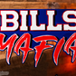 BUFFALO BILLS ' BILLS MAFIA"  WORDMARK 3D VINTAGE METAL WALL ART - 25" X 16"