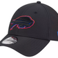 BUFFALO BILLS BLACK NIGHT 39THIRTY FLEX FIT HAT - BLACK