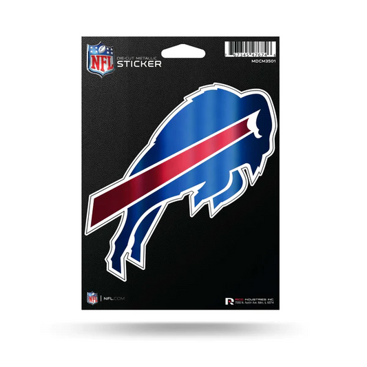 BUFFALO BILLS DIE CUT METALLIC STICKER