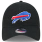 BUFFALO BILLS EVERGREEN BASIC 9TWENTY ADJUSTABLE HAT - BLACK