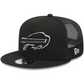 BUFFALO BILLS EVERGREEN TRUCKER 9FIFTY SNAPBACK HAT - BLACK/WHITE