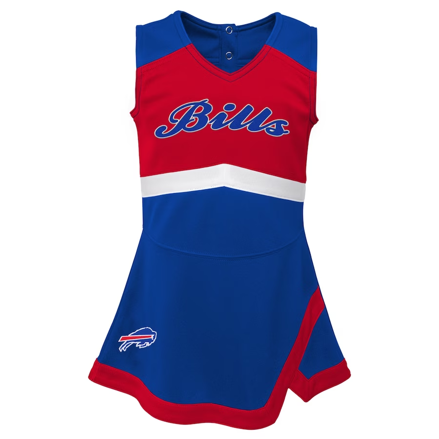 BUFFALO BILLS GIRLS CHEER CAPTAIN SET WITH BLOOMERS