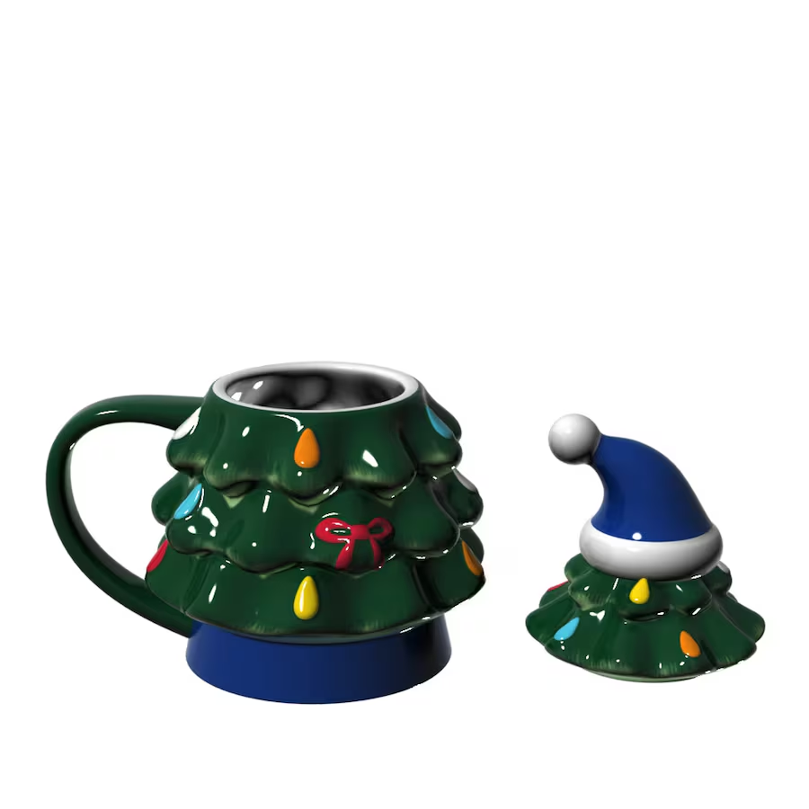 BUFFALO BILLS HOLIDAY 14 OZ CHRISTMAS TREE CUP GIFT SET