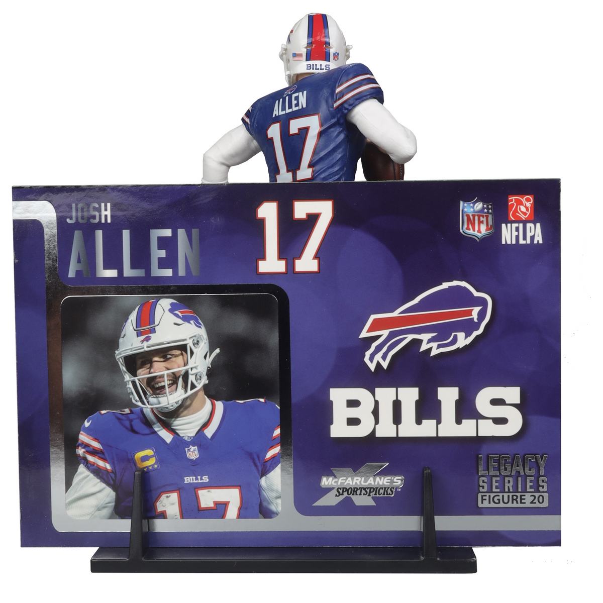 BUFFALO BILLS JOSH ALLEN NFL LEGACY 7" MCFARLANE SPORTS PICK FIGURE