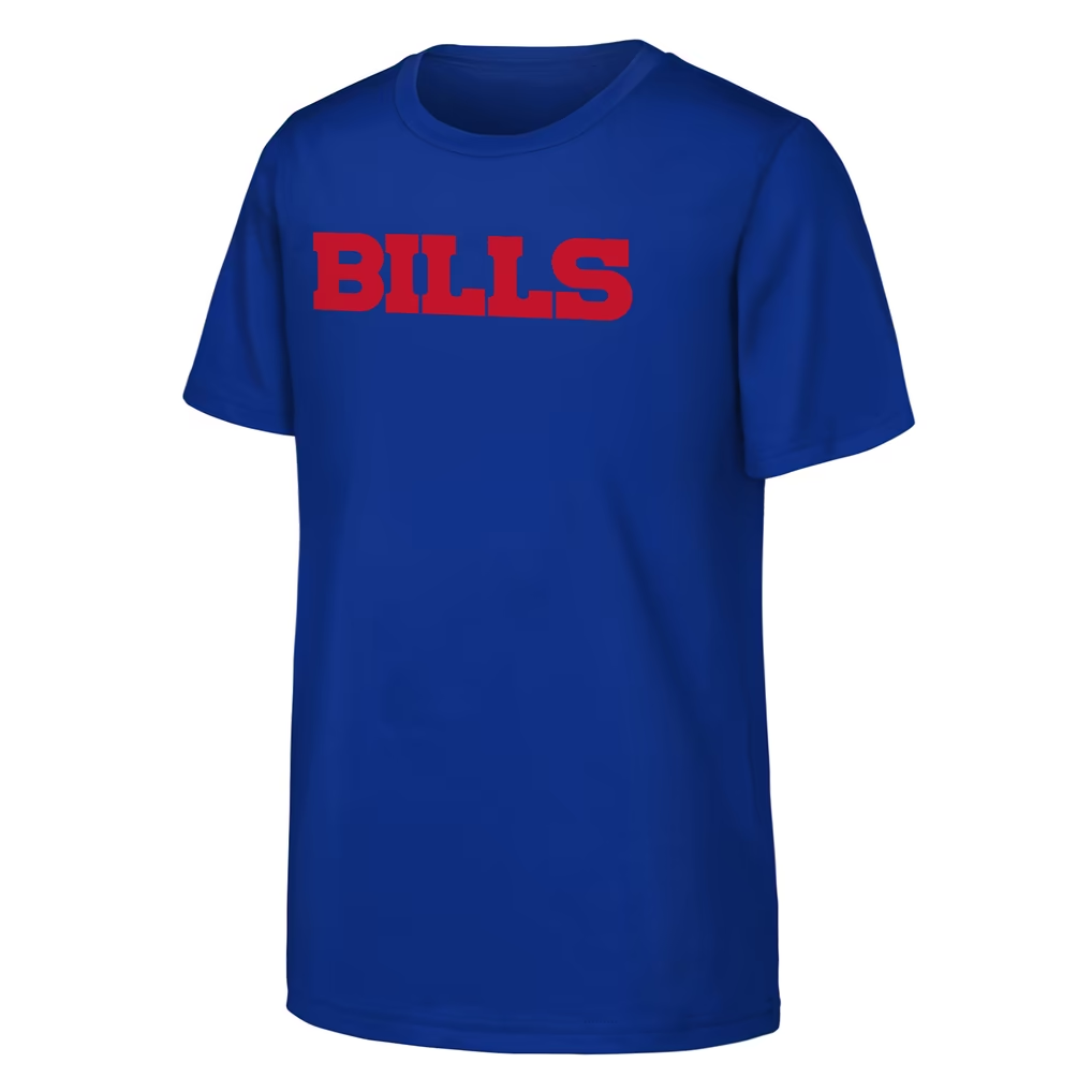 BUFFALO BILLS JOSH ALLEN YOUTH OUTERSTUFF NAME NUMBER T-SHIRT - BLUE