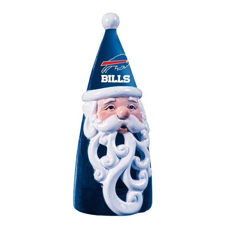 BUFFALO BILLS LED SANTA  8" STATUARY