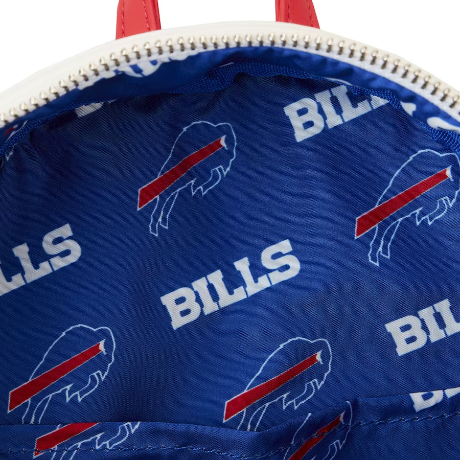 buffalo bills mini backpack BUFFALO BILLS LOUNGEFLY SEQUIN MINI BACKPACK