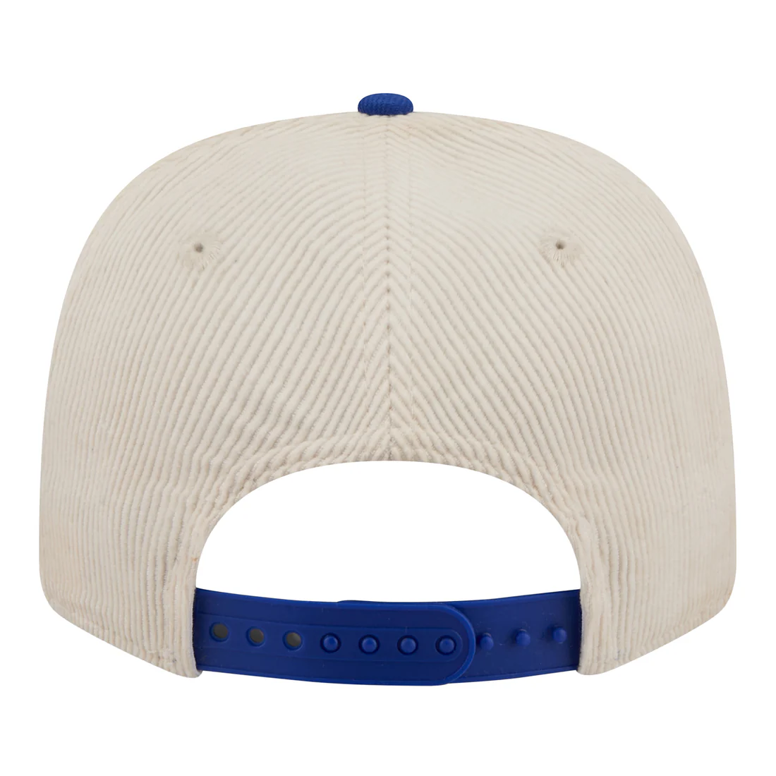 BUFFALO BILLS LOYAL CORDUROY 9SEVENTY STRETCH-SNAP ADJUSTABLE HAT - CHROME WHITE/ROYAL