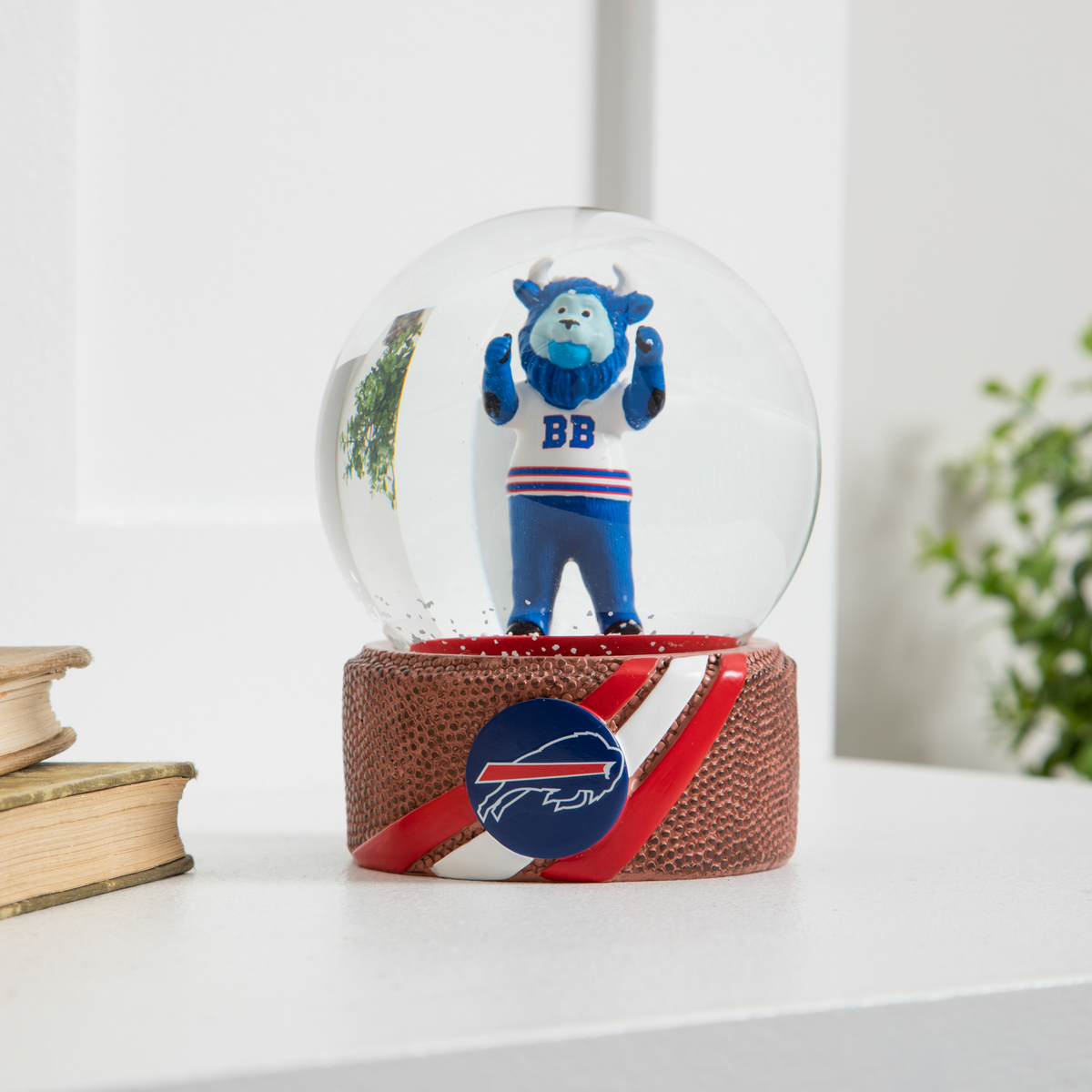 BUFFALO BILLS MASCOT WATER GLOBE