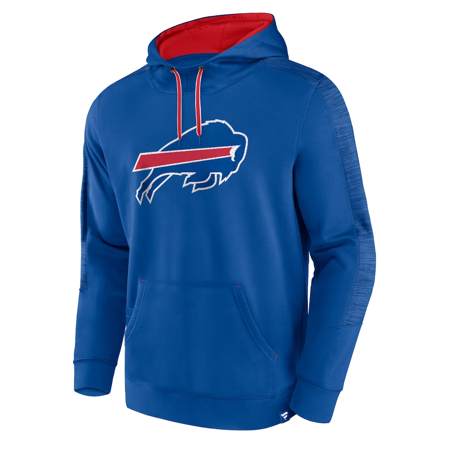 BUFFALO BILLS MEN'S DEFENDER EVO PULLOVER HOODED SWEATSHIRT