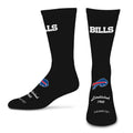 BUFFALO BILLS MEN'S FOR BARE FEET ESTABLISHED SOCK - BLACK