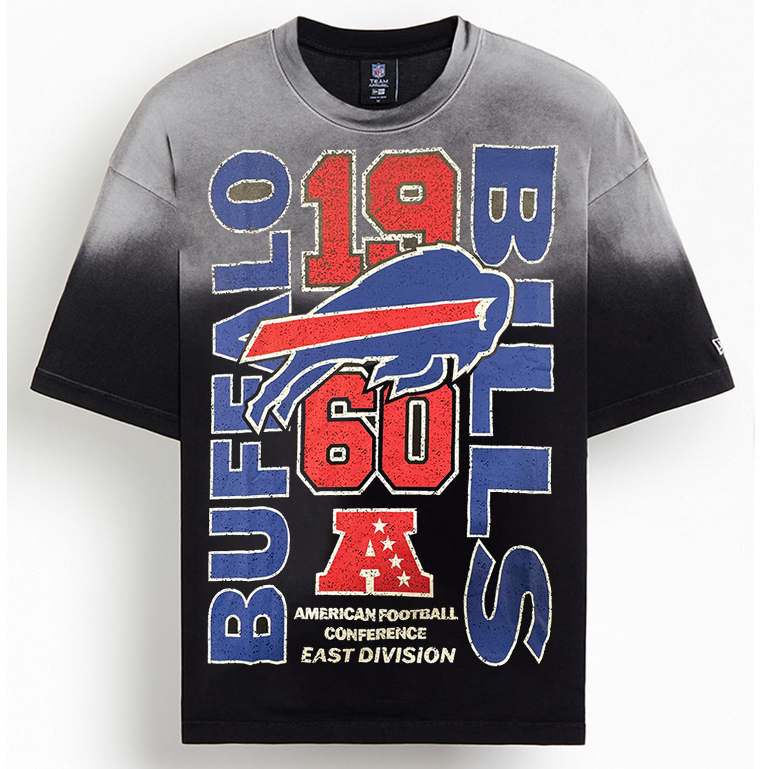 BUFFALO BILLS MEN'S NEW ERA SPORTS CLASSIC T-SHIRT - BLACK/GRAY