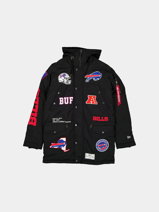BUFFALO BILLS MEN'S NEWERA X ALPHA INDUSTRIES N-3B PARKA JACKET