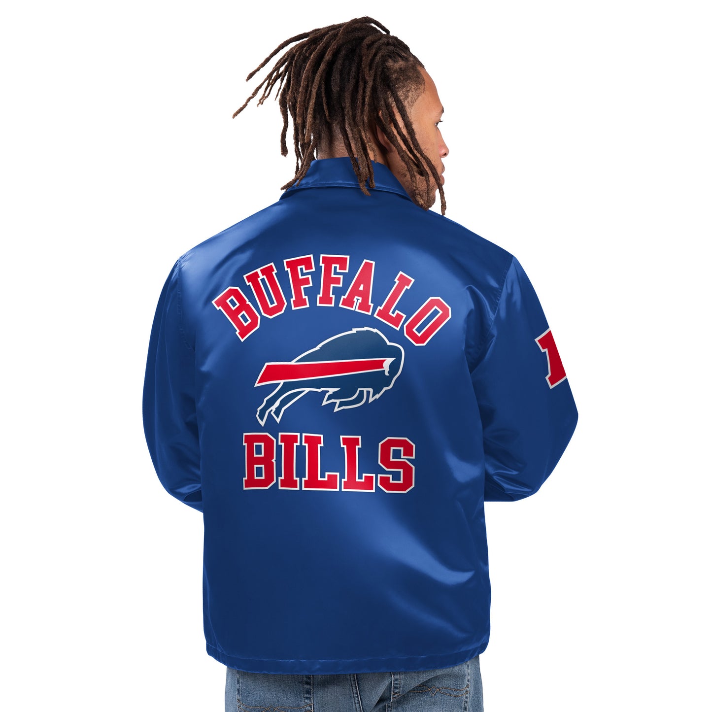 BUFFALO BILLS MEN'S OPTION ROUTE COACHES JACKET
