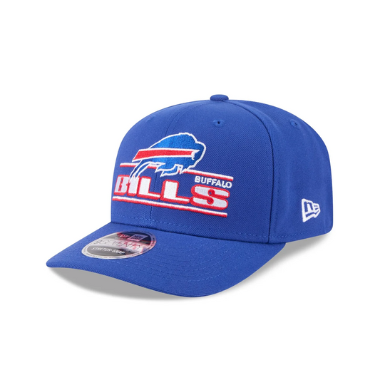 BUFFALO BILLS STATED 9SEVENTY STRETCH-SNAP ADJUSTABLE HAT - ROYAL
