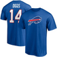 BUFFALO BILLS STEFON DIGGS MEN'S PLAYER ICON NAME & NUMBER T-SHIRT