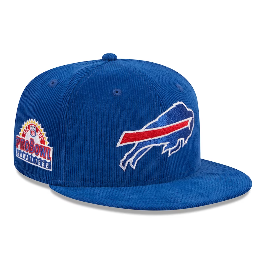 BUFFALO BILLS THROWBACK CORD 59FIFTY FITTED HAT