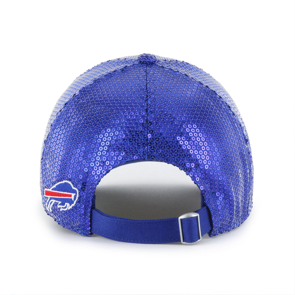 BUFFALO BILLS WOMEN'S '47 BRAND DAZZLE LOGO CLEAN UP ADJUSTABLE HAT - BLUE