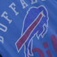 BUFFALO BILLS WOMEN'S FOCO RHINESTONE LOGO OVERSIZED T-SHIRT - BLUE