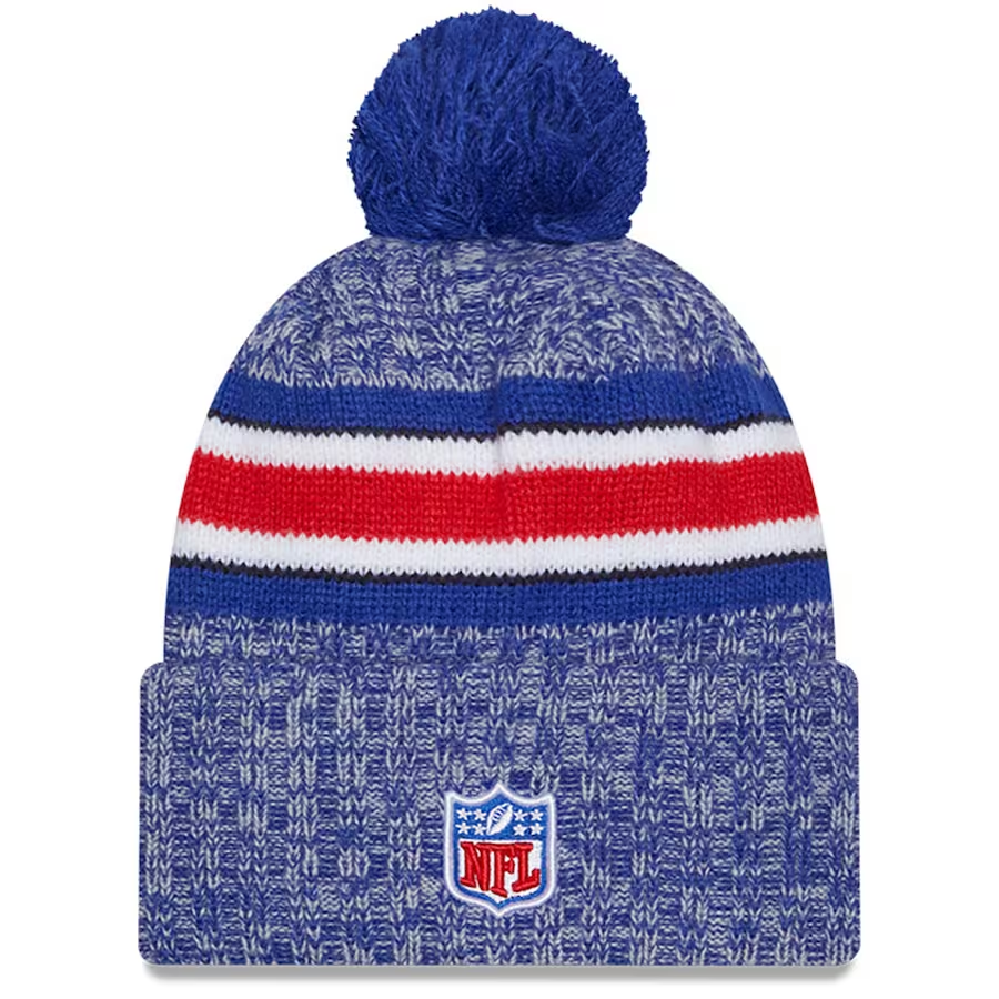 BUFFALO BILLS YOUTH 2023 NFL SIDELINE CUFFED KNIT WITH POM