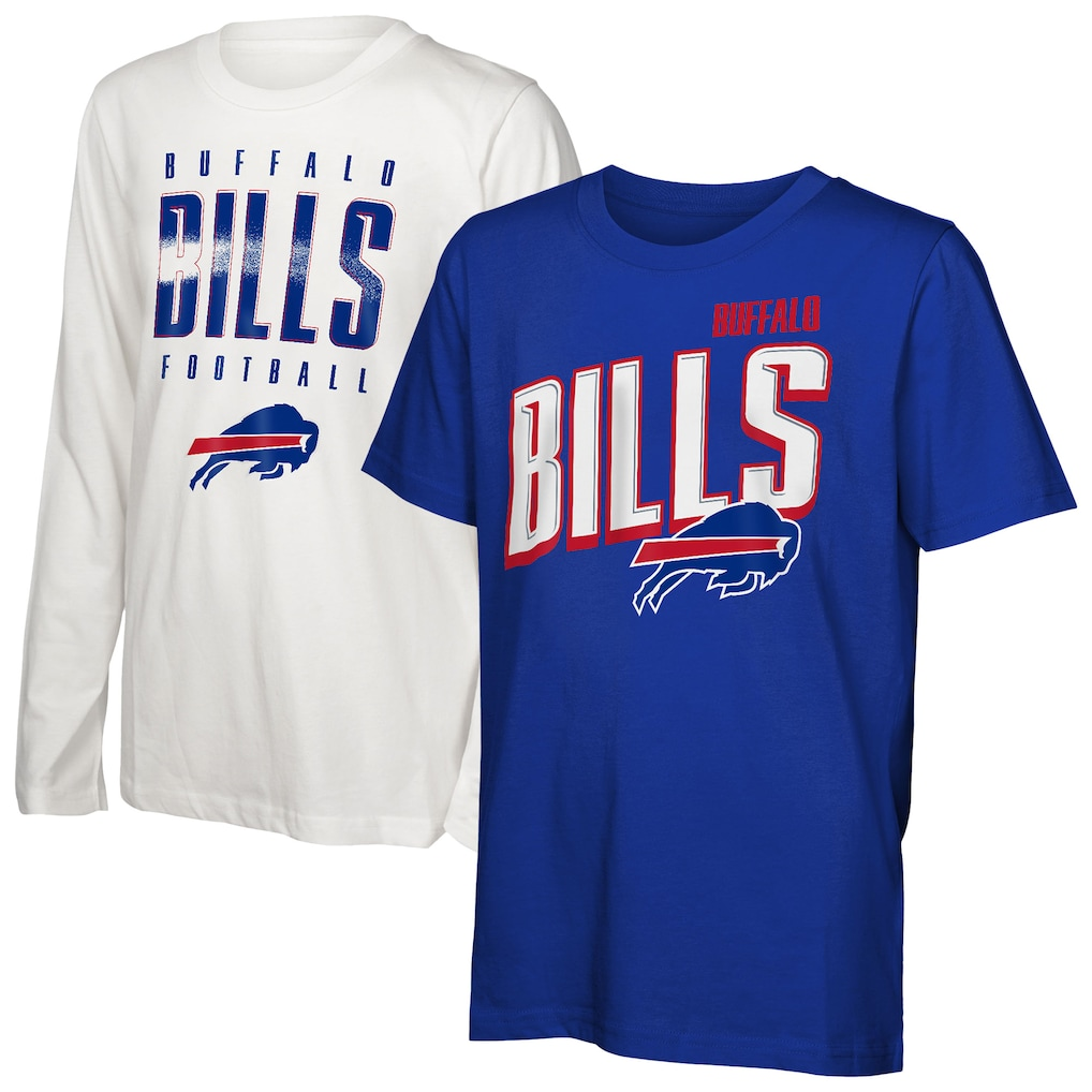 BUFFALO BILLS YOUTH THE MIX COMBO 3 IN 1 T-SHIRT - BLUE/WHITE