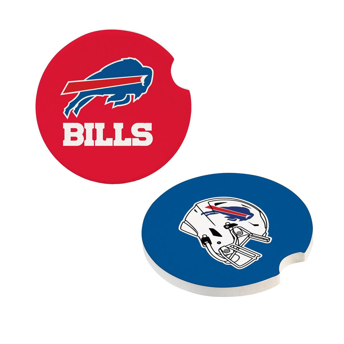 BUFFALO BILLS2-PIECE CAR COASTER SET
