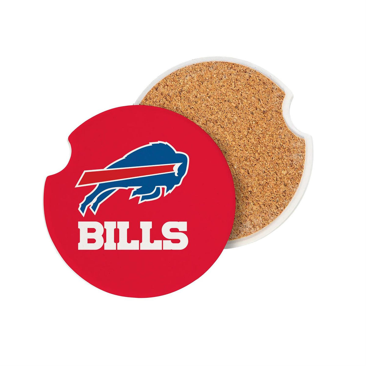 BUFFALO BILLS2-PIECE CAR COASTER SET