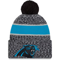 CAROLINA PANTHERS 2023 NFL SIDELINE CUFFED KNIT WITH POM
