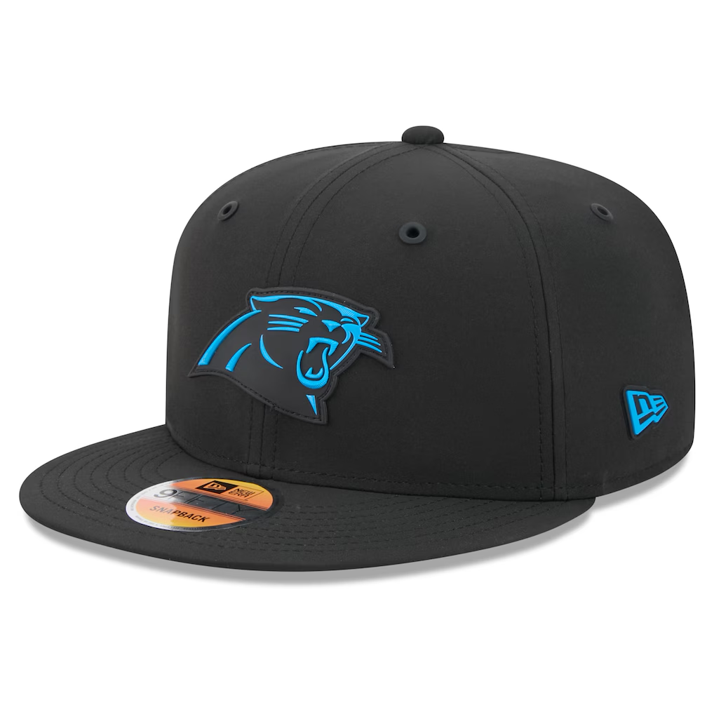 CAROLINA PANTHERS 2026 NFL SIDELINE 9FIFTY SNAPBACK HAT - BLACK