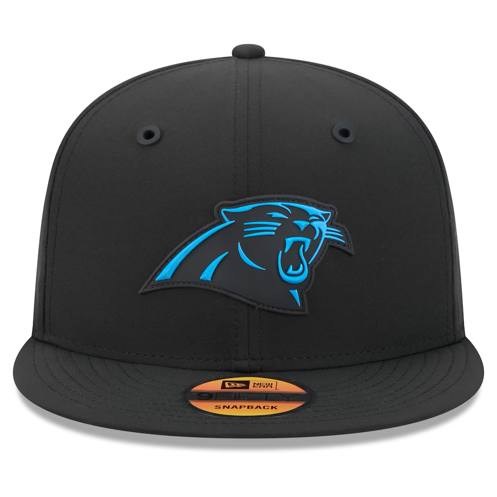 CAROLINA PANTHERS 2026 NFL SIDELINE 9FIFTY SNAPBACK HAT - BLACK
