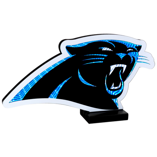 CAROLINA PANTHERS LED INFINITY LOGO LIGHT