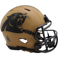 CAROLINA PANTHERS RIDDELL 2023 SALUTE TO SERVICE MINI SPEED HELMET