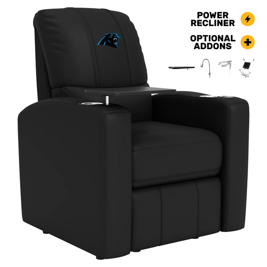 CAROLINA PANTHERS STEALTH POWER RECLINER WITH PRIMARY LOGO