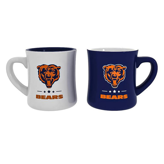 CHICAGO BEARS 10OZ CERAMIC CUP 2-PIECE SET 
