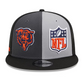 CHICAGO BEARS 2023 SIDELINE 9FIFTY SNAPBACK - SOMBRA