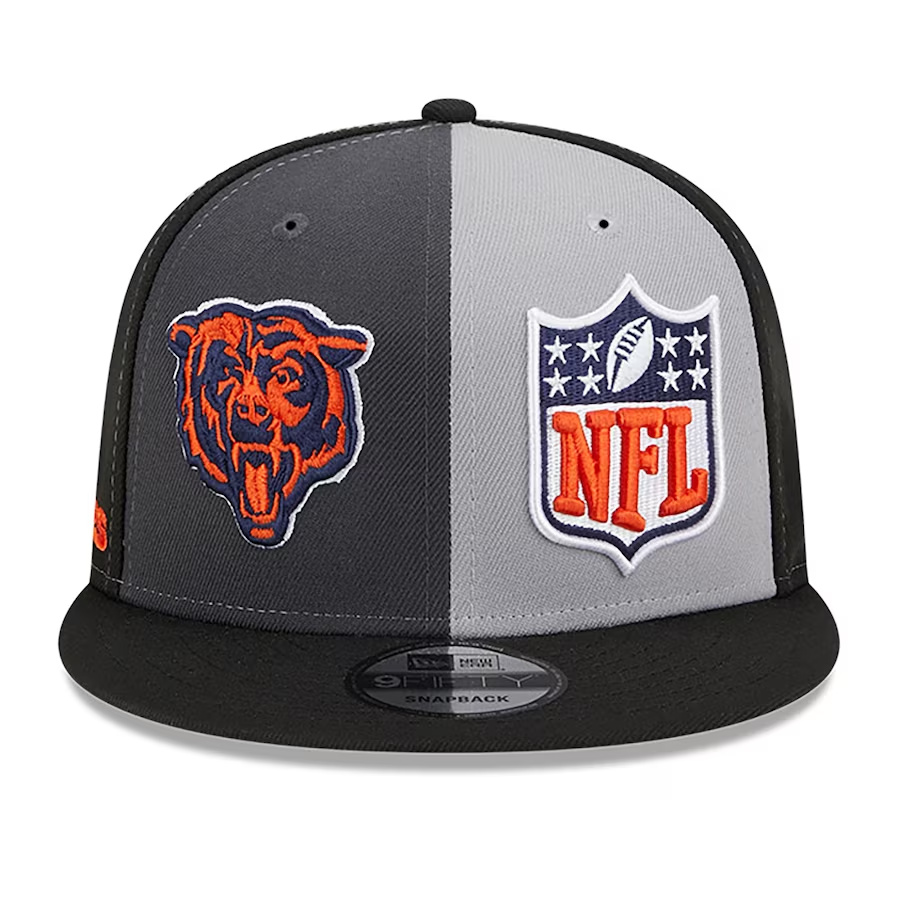 Men's New Era Black/Gray Chicago Bears 2023 Sideline 9FIFTY Snapback Hat