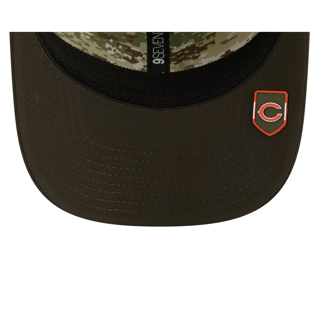 CHICAGO BEARS 2025 NFL SALUTE TO SERVICE 9SEVENTY ADJUSTABLE HAT - GREEN