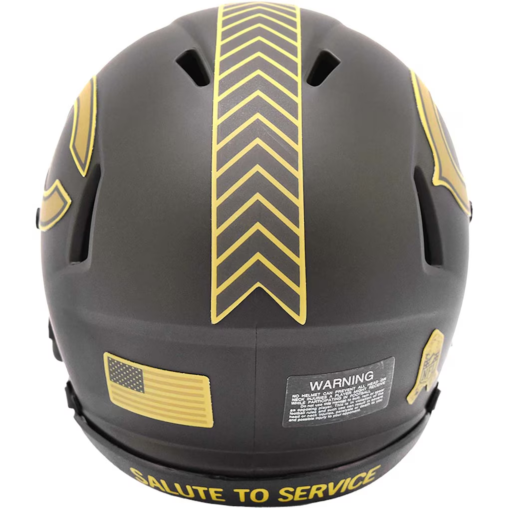 CHICAGO BEARS 2025 NFL SALUTE TO SERVICE RIDDELL SPEED MINI HELMET