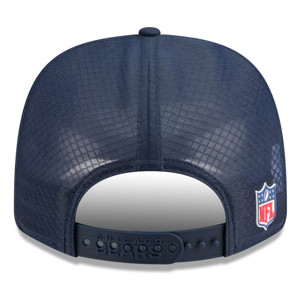 CHICAGO BEARS 2025 NFL SIDELINE 9SEVENTY STRETCH-SNAP ADJUSTABLE HAT - NAVY