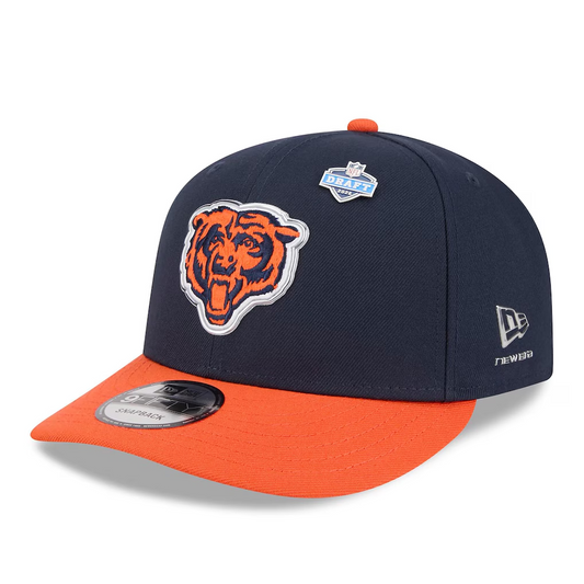 CHICAGO BEARS 2026 NFL DRAFT 9FIFTY SNAPBACK HAT - NAVY/ORANGE