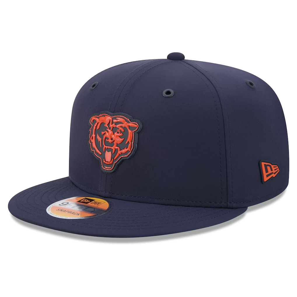 CHICAGO BEARS 2026 NFL SIDELINE 'BEAR' 9FIFTY SNAPBACK HAT - NAVY