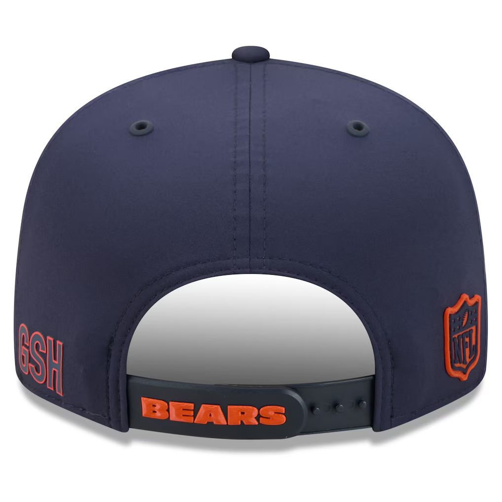 CHICAGO BEARS 2026 NFL SIDELINE 'BEAR' 9FIFTY SNAPBACK HAT - NAVY