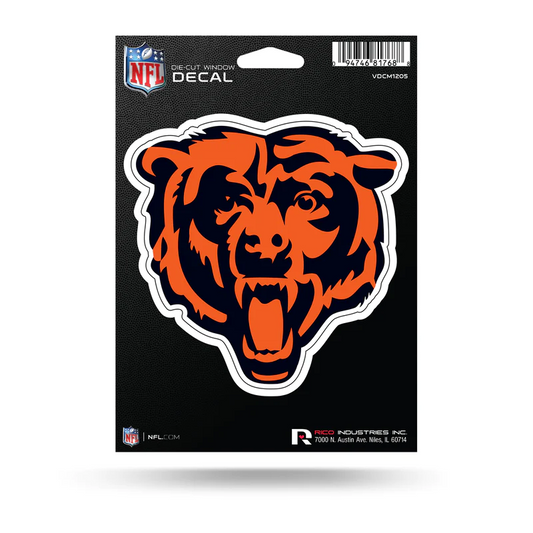 CHICAGO BEARS 5" X 7" VINYL DIE-CUT DECAL